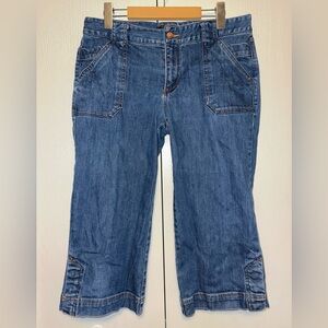 Eddie Bauer Blue Denim Capri Jeans